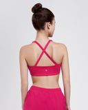  Áo Bra Tập Yoga Gym Hibi Sports BA516 Kiểu 2 Dây Đan Chéo, Kèm Mút Ngực 
