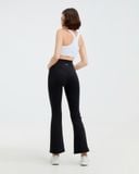  Quần ống loe tập Yoga Gym Hibi Sports QD324 kiểu trơn phối đường nâng mông, chất vải cao cấp Lu Fabric 