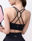  Áo Bra Tập Yoga Gym Hibi Sports BA519 Kiểu 4 Dây Đánh Đôi, Kèm Mút Ngực, Chất Vải Cao Cấp Lu Fabric 