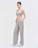  Áo bra tập Yoga Gym Hibi Sports BA520, kiểu 2 dây lưng tam giác, kèm mút ngực, chất vải Rib Fabric 