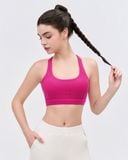  Áo bra tập Yoga Gym Hibi Sports BA520, kiểu 2 dây lưng tam giác, kèm mút ngực, chất vải Rib Fabric 