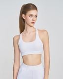  Áo bra tập Yoga Gym Hibi Sports BA520, kiểu 2 dây lưng tam giác, kèm mút ngực, chất vải Rib Fabric 