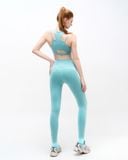  Quần dài tập Yoga Gym Hibi Sports QD326 kiểu trơn phối đường nâng mông, lưng cao tôn dáng 