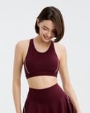  Áo bra tập Yoga Gym Hibi Sports BA523 kiểu ba lỗ viền trắng, kèm mút ngực 