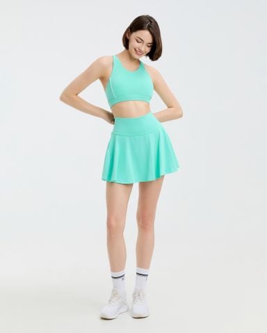  Áo bra tập Yoga Gym Hibi Sports BA523 kiểu ba lỗ viền trắng, kèm mút ngực 