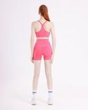  Áo bra tập Yoga Gym Hibi Sports BA523 kiểu ba lỗ viền trắng, kèm mút ngực 