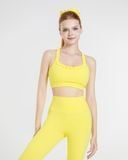 Áo bra tập Yoga Gym Hibi Sports BA525 Kiểu phối cắt sò viền cổ, kèm mút ngực, chất vải cao cấp EX-Lu Fabric 