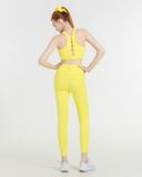  Quần dài tập Yoga Gym Hibi Sports QD327 Kiểu trơn phối đường nâng mông, chất vải cao cấp EX-Lu Fabric 