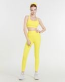  Quần dài tập Yoga Gym Hibi Sports QD327 Kiểu trơn phối đường nâng mông, chất vải cao cấp EX-Lu Fabric 