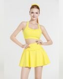  Áo bra tập Yoga Gym Hibi Sports BA525 Kiểu phối cắt sò viền cổ, kèm mút ngực, chất vải cao cấp EX-Lu Fabric 