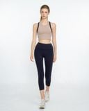  Áo Croptop Tập Yoga Gym Hibi Sports Kiểu Phối Viền CR805 - Kèm Mút Ngực 