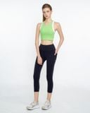  Áo Croptop Tập Yoga Gym Hibi Sports Kiểu Phối Viền CR805 - Kèm Mút Ngực 