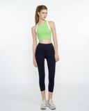  Áo Croptop Tập Yoga Gym Hibi Sports Kiểu Phối Viền CR805 - Kèm Mút Ngực 