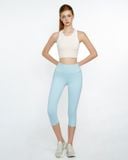 Áo Croptop Tập Yoga Gym Hibi Sports Kiểu Phối Viền CR805 - Kèm Mút Ngực 