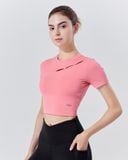  Áo Croptop Tập Yoga Gym Hibi Sports Cr826, Kiểu Phối Chéo , Kèm Mút Ngực 