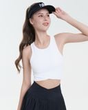  Áo Croptop Tập Yoga Gym Hibi Sports CR830, Kiểu Ba Lỗ Phối Chéo, Kèm Mút Ngực 