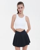  Áo Croptop Tập Yoga Gym Hibi Sports CR830, Kiểu Ba Lỗ Phối Chéo, Kèm Mút Ngực 