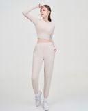  Quần Jogger Tập Yoga Gym Hibi Sports QD318, Kiểu Jogger Có Dây Rút Tro 