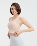  Áo croptop tập Yoga Gym Hibi Sports CR834, kiểu ba lỗ vải thun gân, kèm mút ngực 