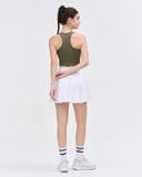  Áo croptop tập Yoga Gym Hibi Sports CR834, kiểu ba lỗ vải thun gân, kèm mút ngực 