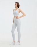  Quần dài tập Yoga Gym Hibi Sports QD325 kiểu trơn phối đường nâng mông, chất vải cao cấp Hi Fabric 