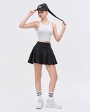  Áo croptop tập Yoga Gym Hibi Sports CR834, kiểu ba lỗ vải thun gân, kèm mút ngực 
