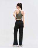  Áo croptop tập Yoga Gym Hibi Sports CR835, kiểu ba lỗ 2 dây vải thun gân, kèm mút ngực 