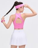  Áo croptop tập Yoga Gym Hibi Sports CR836, kiểu ba lỗ khoét tim lưng, kèm mút ngực 