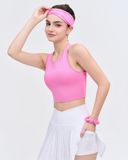  Áo croptop tập Yoga Gym Hibi Sports CR836, kiểu ba lỗ khoét tim lưng, kèm mút ngực 