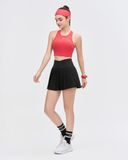  Áo croptop tập Yoga Gym Hibi Sports CR836, kiểu ba lỗ khoét tim lưng, kèm mút ngực 