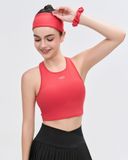  Áo croptop tập Yoga Gym Hibi Sports CR836, kiểu ba lỗ khoét tim lưng, kèm mút ngực 