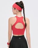 Áo croptop tập Yoga Gym Hibi Sports CR836, kiểu ba lỗ khoét tim lưng, kèm mút ngực 