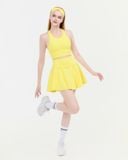  Áo croptop ba lỗ tập Yoga Gym Hibi Sports CR840 Kiểu phối cắt sò, kèm mút ngực, chất vải cao cấp EX-Lu Fabric 