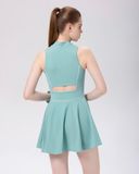  Váy Pickleball liền thân Hibi Sports D102 Kiểu dây kéo dáng xòe, kèm quần shorts và mút ngực phù hợp tennis, cầu lông 