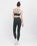  Set Đồ Tập Yoga Gym Hibi Sports H132 Kiểu Bra 4 Dây Đan, Kèm Mút Ngực 