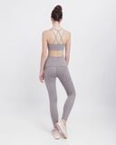  Set Đồ Tập Yoga Gym Hibi Sports H132 Kiểu Bra 4 Dây Đan, Kèm Mút Ngực 