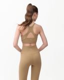  Set Đồ Tập Yoga Luxury Hibi Sports H138 - Áo Bra Khoét Lưng Tam Giác - Kèm Mút Ngực 
