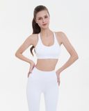  Set Đồ Tập Yoga Gym Luxury Hibi Sports H145 4 Dây Đan VX, Kèm Mút Ngực, Chất Vải Cao Cấp Hi Fabric 