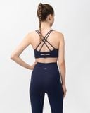  Set Đồ Tập Yoga Gym Hibi Sports H148 Áo Bra 4 Dây Thun Ngang, Kèm Mút Ngực 