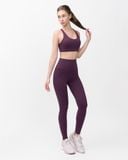  Set Đồ Tập Yoga Gym Hibi Sports H148 Áo Bra 4 Dây Thun Ngang, Kèm Mút Ngực 