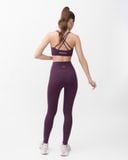  Set Đồ Tập Yoga Gym Hibi Sports H148 Áo Bra 4 Dây Thun Ngang, Kèm Mút Ngực 