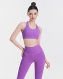  Set Đồ Tập Yoga Gym Hibi Sports H161 Kiểu 4 Dây Đan Nơ Cổ Tròn, Kèm Mút Ngực 