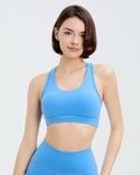  Set Đồ Tập Yoga Gym Hibi Sports H165 Kiểu Áo Ba Lỗ Cách Điệu 2 Dây Chữ V, Kèm Mút Ngực 