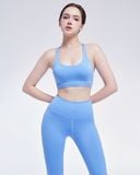  Set Đồ Tập Yoga Gym Luxury Hibi Sports H169 Áo 2 Dây Đan Ngang, Kèm Mút Ngực, Chất Vải Cao Cấp Lu Fabric 
