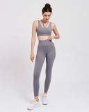  Set Đồ Tập Yoga Gym Luxury Hibi Sports H175 Áo Phối 2 Dây Trước, Kèm Mút Ngực, Chất Vải Hi-Fabric 