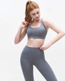  Set đồ tập Yoga Gym Hibi Sports H171 kiểu 4 dây đan phối khoen, kèm mút ngực 