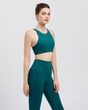  Set Đồ Tập Yoga Gym Hibi Sports H173 Kiểu Cổ Yếm Phối Khoen, Kèm Mút Ngực 