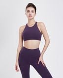  Set Đồ Tập Yoga Gym Hibi Sports H173 Kiểu Cổ Yếm Phối Khoen, Kèm Mút Ngực 