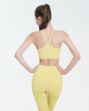  Set Đồ Tập Yoga Gym Hibi Sports H180 Kiểu 2 Dây Ba Lỗ Cổ Tim, Kèm Mút Ngực 