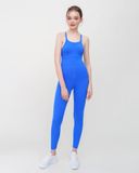  Bộ Tập Yoga Gym Luxury Jumpsuit Hibi Sports J603 Dây Đan Quạt, Kèm Mút Ngực, Chất Vải Cao Cấp Lu Fabric 
